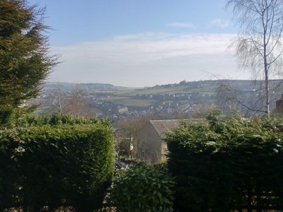 View from the Apothecary Tea Rooms, Haworth